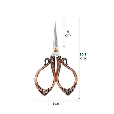 Retro drēbnieki Šķēres Krustdūriens Antīks Papīrs Grieztas Šķēres Diegi Izšuvumi Šķērveida šūšanas Rokdarbu mājsaimniecības Šūšanai