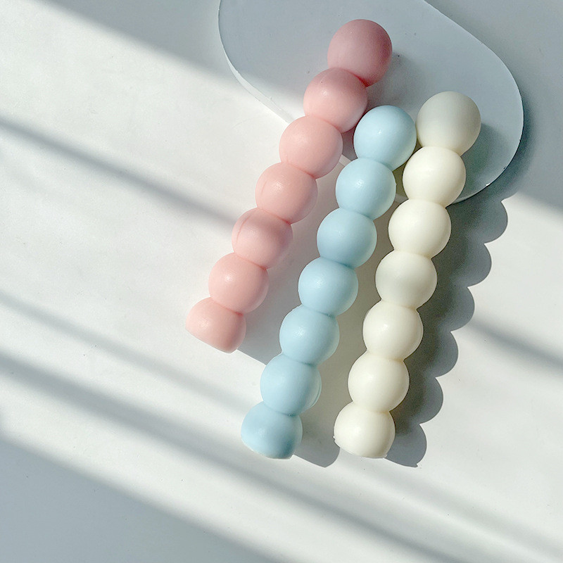 Geometrie 6 bile cilindru mucegai din silicon pentru lumânări DIY zahăr tărtăcuță săpun rășină Gyp instrument de fabricare ciocolată bomboane mucegai Home Decor Cadouri