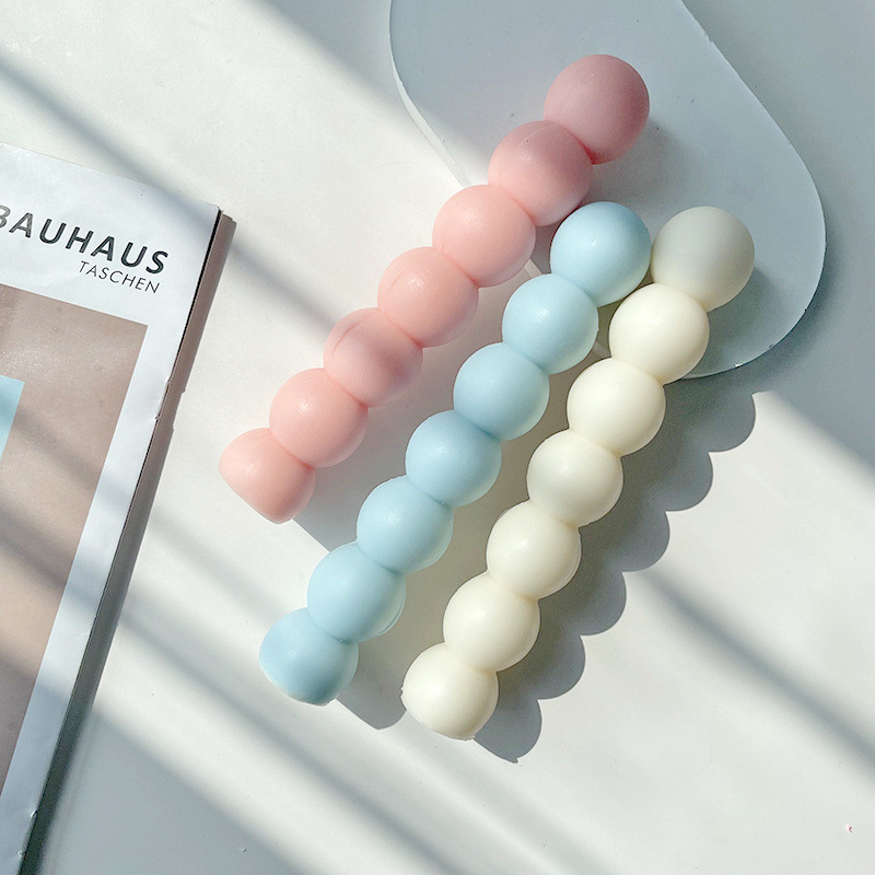 Geometrie 6 bile cilindru mucegai din silicon pentru lumânări DIY zahăr tărtăcuță săpun rășină Gyp instrument de fabricare ciocolată bomboane mucegai Home Decor Cadouri