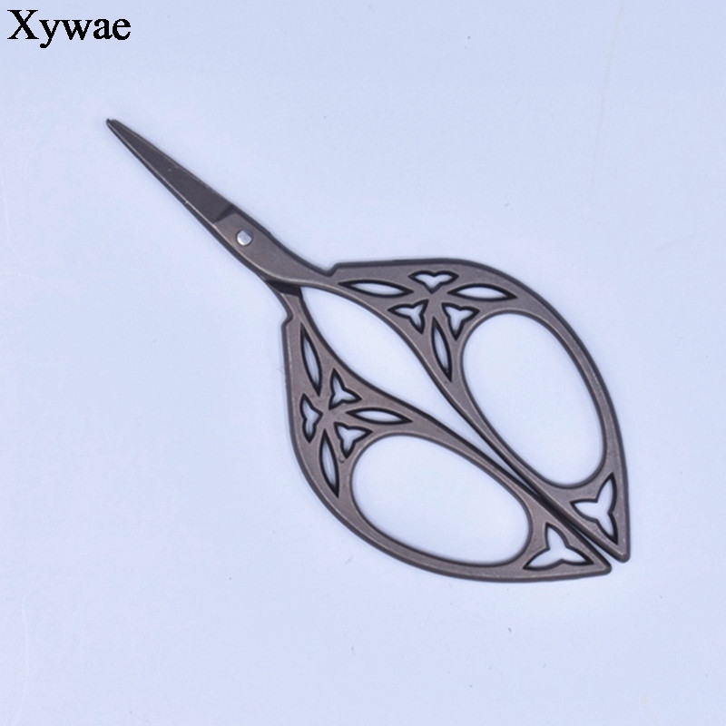 Nerūsējošā tērauda dūriens Retro vintage antīki smalki izšuvumi šūšanas drēbnieki šķērveida rokdarbu audumi rokdarbu instrumenti šūšanai