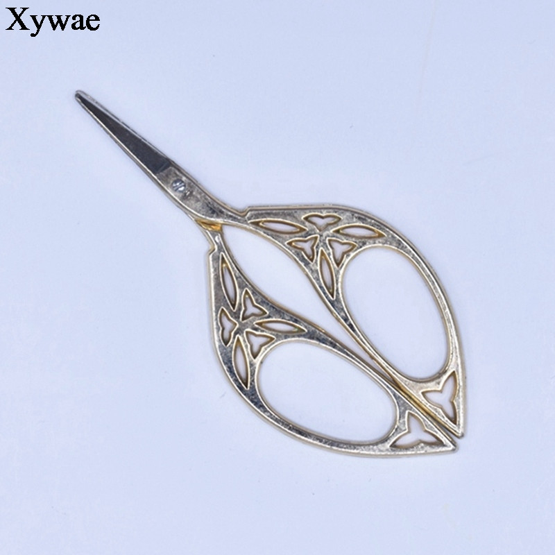 Nerūsējošā tērauda dūriens Retro vintage antīki smalki izšuvumi šūšanas drēbnieki šķērveida rokdarbu audumi rokdarbu instrumenti šūšanai