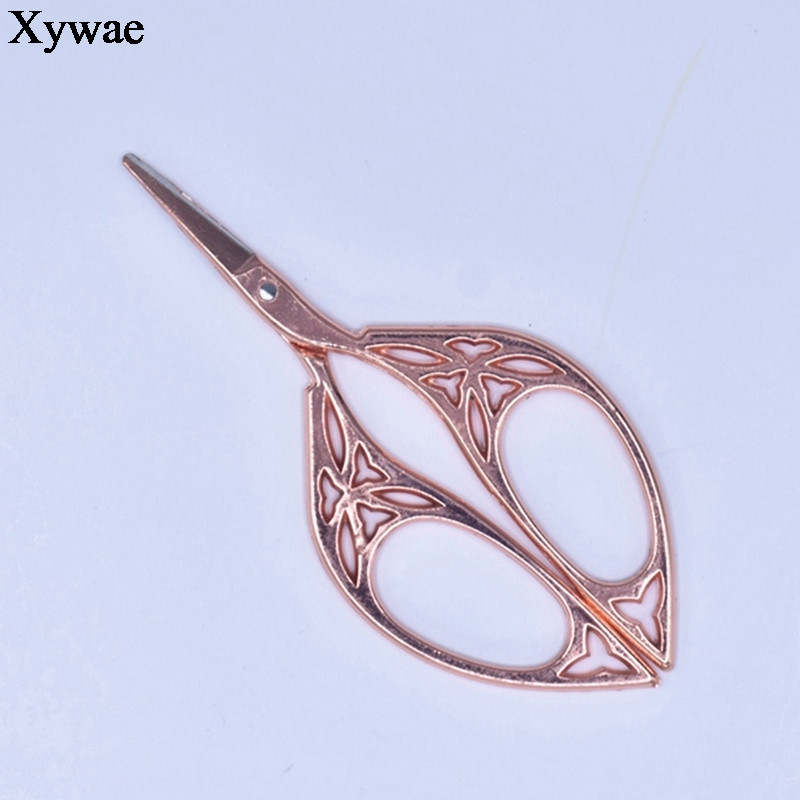 Nerūsējošā tērauda dūriens Retro vintage antīki smalki izšuvumi šūšanas drēbnieki šķērveida rokdarbu audumi rokdarbu instrumenti šūšanai