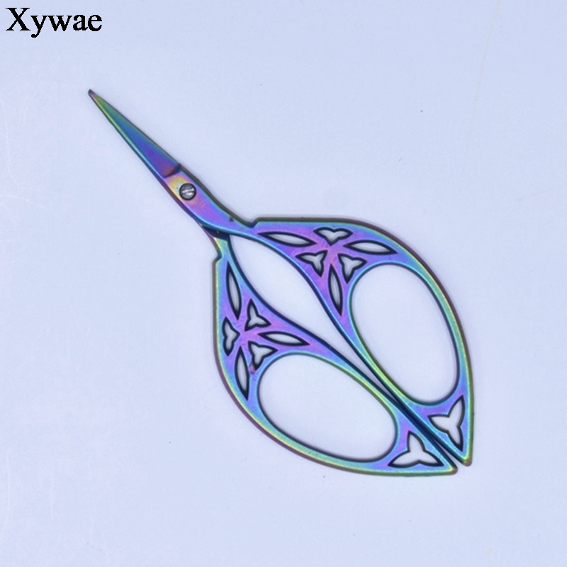 Nerūsējošā tērauda dūriens Retro vintage antīki smalki izšuvumi šūšanas drēbnieki šķērveida rokdarbu audumi rokdarbu instrumenti šūšanai