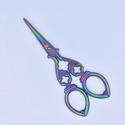 Ristpistes Retro Vintage käärid Antiikne näputöö Tikand ja õmblus käärid Käsitöö rätsep niidi kangalõikuri tööriistad