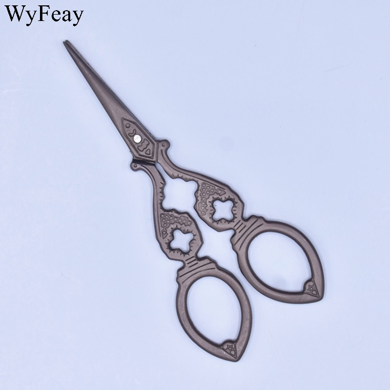 Ristpistes Retro Vintage käärid Antiikne näputöö Tikand ja õmblus käärid Käsitöö rätsep niidi kangalõikuri tööriistad