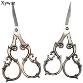 Retro vintage šķēres antīkas griešanas izšūšanas krustdūriena šūšanas rīks nerūsējošā tērauda amatniecības šķēres Rokdarbu formas šķēres