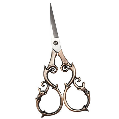 Retro vintage šķēres antīkas griešanas izšūšanas krustdūriena šūšanas rīks nerūsējošā tērauda amatniecības šķēres Rokdarbu formas šķēres