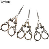 Retro stiilis käärid Antiikne lõikur lõikamine tikandid ristpistes õmblustööriist roostevabast terasest käsitöö käärid näputöö käärid