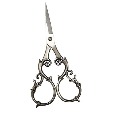 Retro stiilis käärid Antiikne lõikur lõikamine tikandid ristpistes õmblustööriist roostevabast terasest käsitöö käärid näputöö käärid