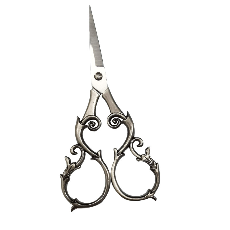 Retro stiilis käärid Antiikne lõikur lõikamine tikandid ristpistes õmblustööriist roostevabast terasest käsitöö käärid näputöö käärid