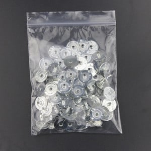 100 vnt vaškuotų medvilninių žvakių dagčių rinkinys su stovu Originalios bedūmių žvakių dagtelės Sojų aliejaus vaško šerdies austos žvakių gamybos reikmenys