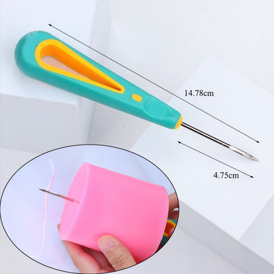 100 vnt vaškuotų medvilninių žvakių dagčių rinkinys su stovu Originalios bedūmių žvakių dagtelės Sojų aliejaus vaško šerdies austos žvakių gamybos reikmenys