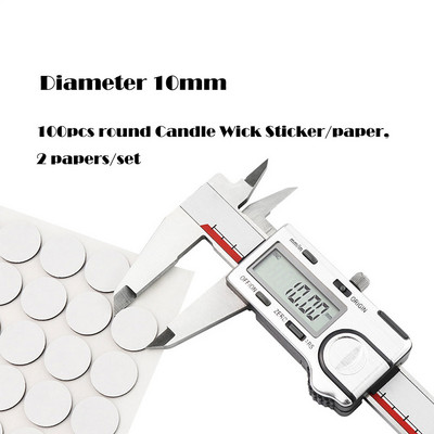 100 vnt vaškuotų medvilninių žvakių dagčių rinkinys su stovu Originalios bedūmių žvakių dagtelės Sojų aliejaus vaško šerdies austos žvakių gamybos reikmenys