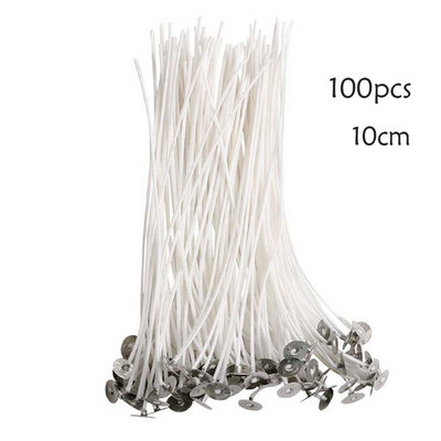 61 meetrit / rull puuvillasüdamikud punutud tahi pooli küünla tahid puidust vahast südamikuhoidik õlilambi jaoks Käsitsi valmistatud küünalde valmistamise tarvikud