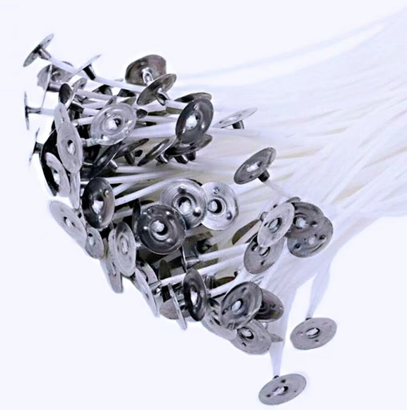 Mitmes suuruses vahatatud puuvillane niit küünlataht 103 tk/komplekt suitsuvaba tahk ja küünlahoidja küünla valmistamise komplekt tarvikud tahti klamber