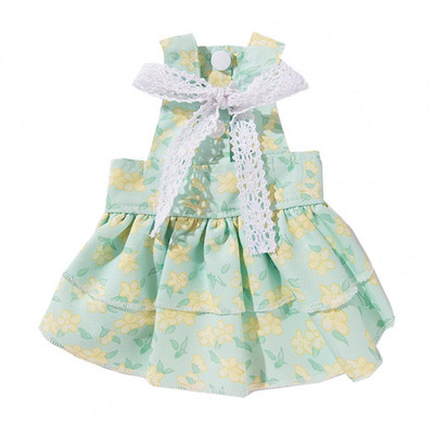 Hercegnő ruha Kisállat kiegészítők Kisállat ruha Összetört virágok Nagy rugalmasság Elegáns Öltöztetős Poliészter kiskutya virágos