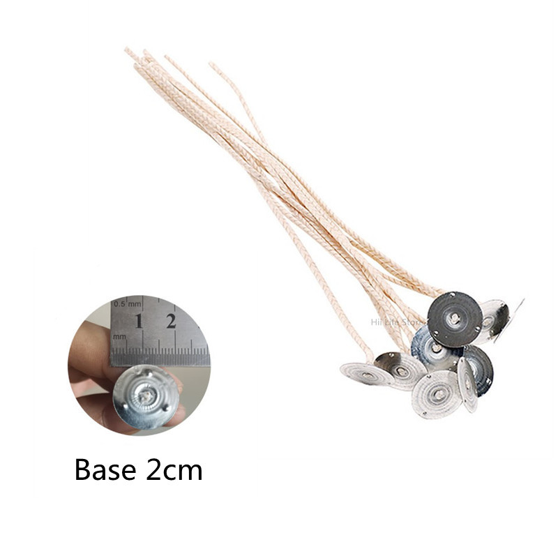 50tk 15cm suitsuvaba küünlataht puuvillane sojavaha taht suur alus majapidamises kootud küünlataht petrooleumi lambi vaha niit