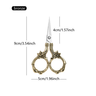 LMDZ 1tk Vintage kääriõmblustööriist Tailor Käsitöö Tikand Kangas Euroopa Retro klassikaline Antiik käsitöö õmblustööriist