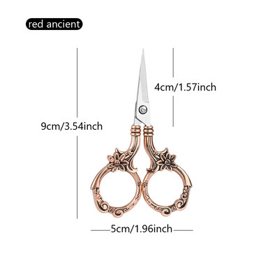 LMDZ 1tk Vintage kääriõmblustööriist Tailor Käsitöö Tikand Kangas Euroopa Retro klassikaline Antiik käsitöö õmblustööriist