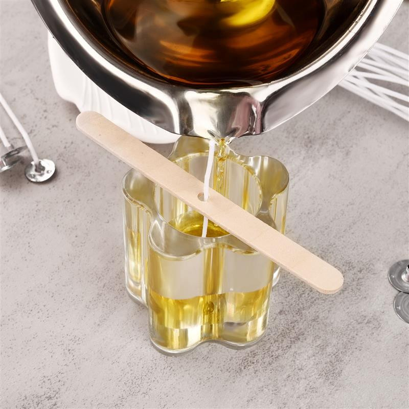 2,6-20cm 50 tk/100 tk küünlatahat suitsuvaba vaha puhtast puuvillast südamik DIY küünalde valmistamiseks vahatatud Wicksi peotarbed