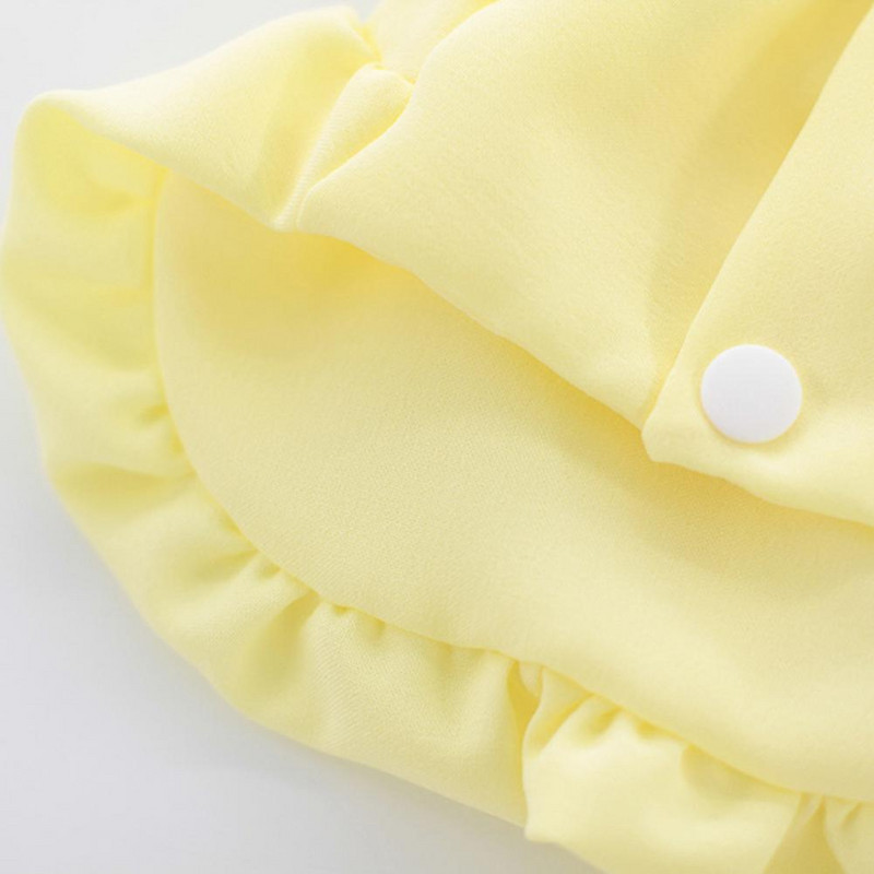 Rochie pentru animale de companie Rochie de servitoare Haine Guler din dantelă Decor perle false Bumbac atrăgător de vară Articole pentru animale de companie pentru câini