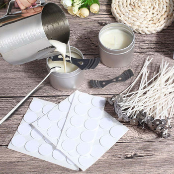 2,6-20cm 50/100PCS Cotton Candle Wicks Set Smokeless Wax Pure Cotton Core Candle Making Pre-waxed Wicks Candle Supplies Tool