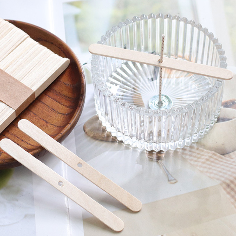 2,6-20cm 50/100 TK puuvillane küünlatahtide komplekt Suitsuvaba vaha Puhas puuvillasüdamik DIY küünla valmistamise eelvahatatud taht küünlatarvikute tööriist