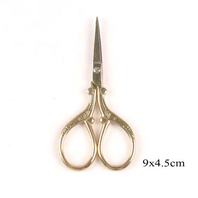 NERRECEAB Klassikaline õmblemine Tikand käärid Kangas DIY Käsitöö Kunst rist käsitöö Rätsep Vintage õmblus Retro Lõik