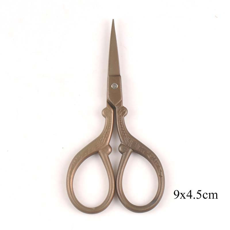 NERRECEAB Klassikaline õmblemine Tikand käärid Kangas DIY Käsitöö Kunst rist käsitöö Rätsep Vintage õmblus Retro Lõik