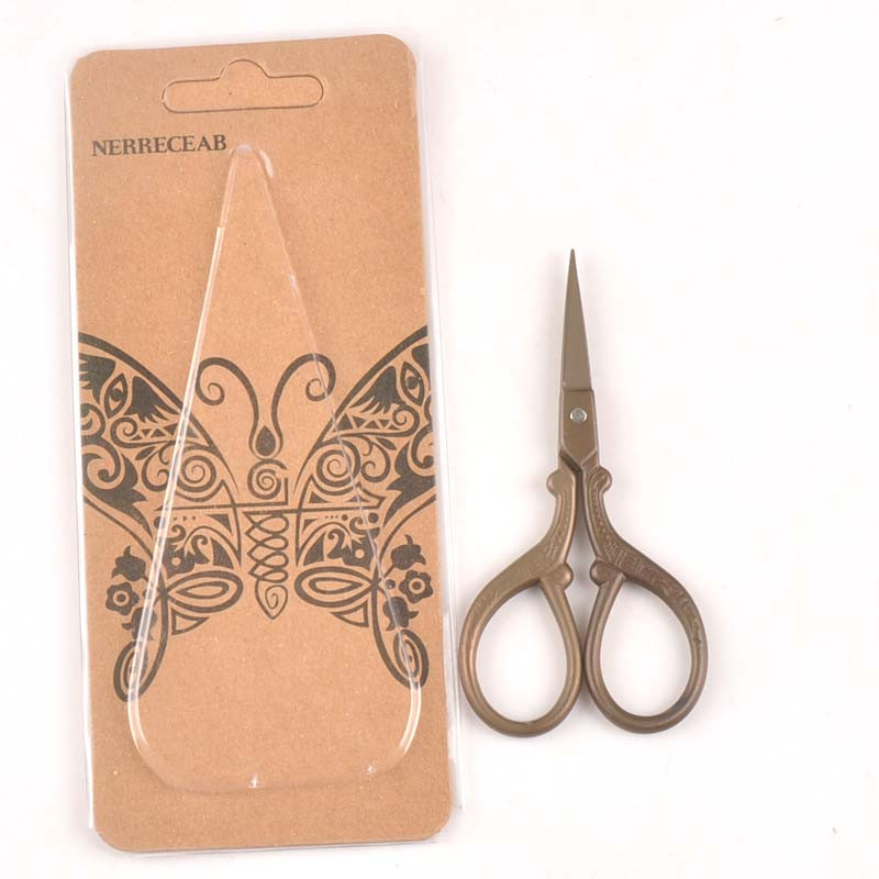 NERRECEAB Klassikaline õmblemine Tikand käärid Kangas DIY Käsitöö Kunst rist käsitöö Rätsep Vintage õmblus Retro Lõik