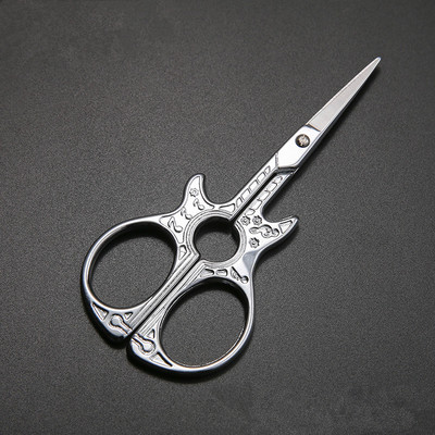 Kitarrikäärid Käsitöö Tikand Ristpistes Retro Classic Vintage Antiik Rätsepa Õmbluskäärid Käsitöö Vintage