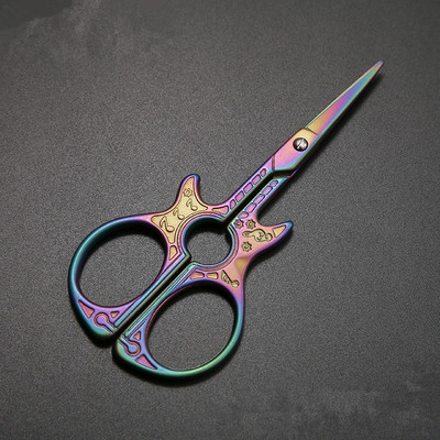 Kitarrikäärid Käsitöö Tikand Ristpistes Retro Classic Vintage Antiik Rätsepa Õmbluskäärid Käsitöö Vintage