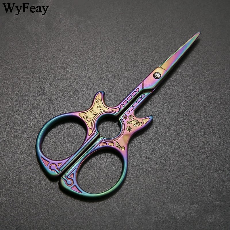 Kitarrikäärid Käsitöö Tikand Ristpistes Retro Classic Vintage Antiik Rätsepa Õmbluskäärid Käsitöö Vintage