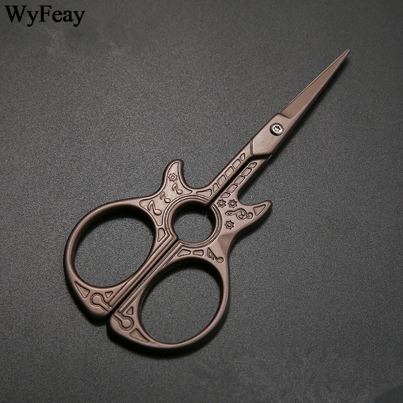 Kitarrikäärid Käsitöö Tikand Ristpistes Retro Classic Vintage Antiik Rätsepa Õmbluskäärid Käsitöö Vintage