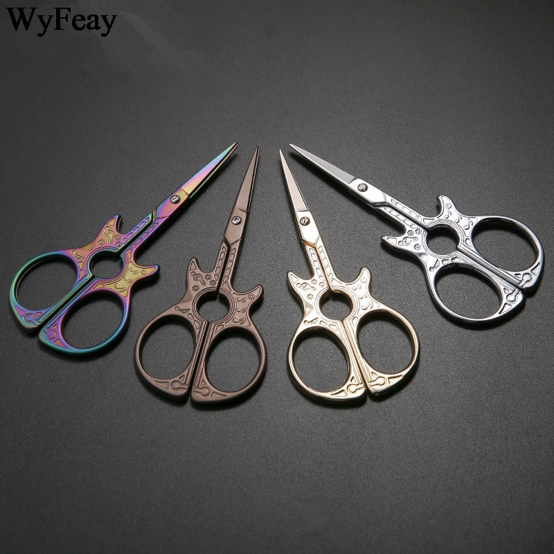 Kitarrikäärid Käsitöö Tikand Ristpistes Retro Classic Vintage Antiik Rätsepa Õmbluskäärid Käsitöö Vintage