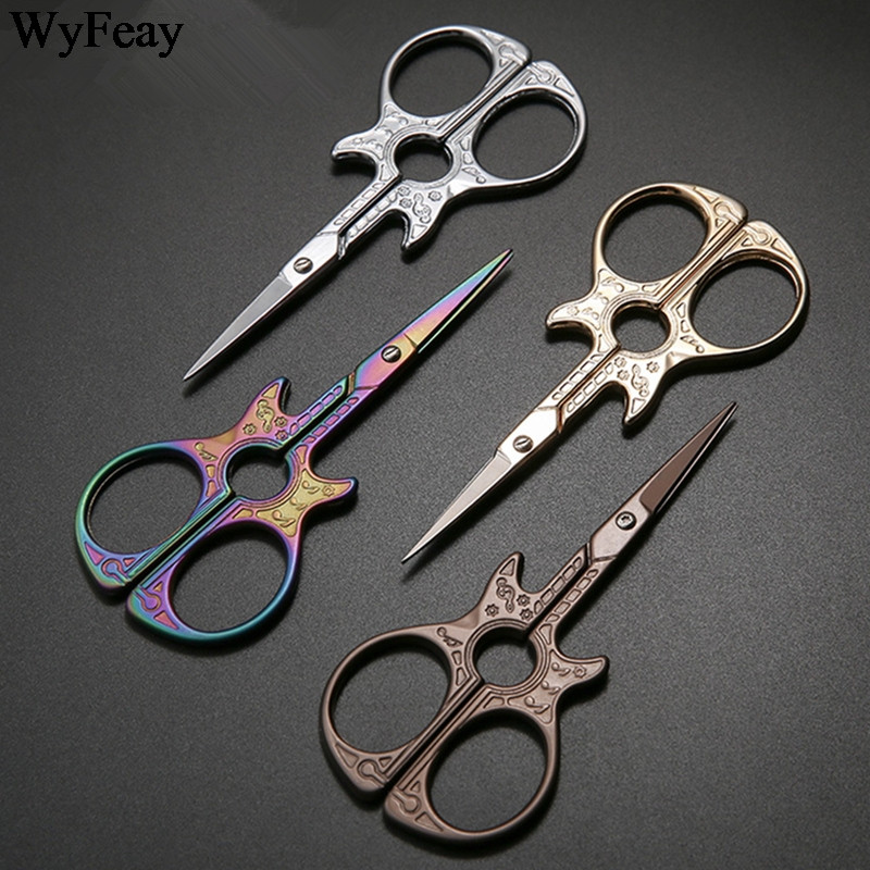 Kitarrikäärid Käsitöö Tikand Ristpistes Retro Classic Vintage Antiik Rätsepa Õmbluskäärid Käsitöö Vintage