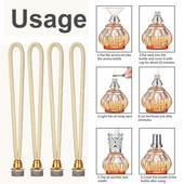 1tk asendusõlilambi taht 18mm/13mm õhutihedalt kontrollitav katalüütilise põleti aroom difuusori aroomiteraapia kaunistuste jaoks