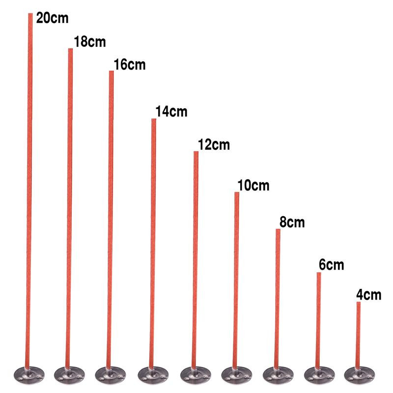 4-20 cm 50 vnt Raudonos žvakės dagčiai be dūmų vaško grynos medvilnės šerdis, skirtos žvakėms gaminti pasidaryk pats. Iš anksto vaškuoti dagčiai vakarėlio reikmenys parafino vaškas