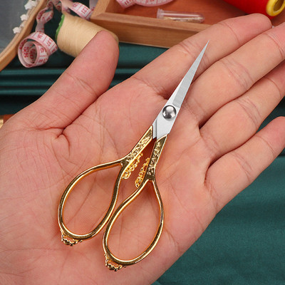 Mazas izšūšanas šķēres Ērts rokturis Viegli satverams Izturīgas vintage izšūšanas šķēres amatniecības mākslas darbiem, DIY