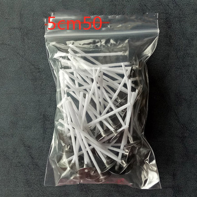 50gab/maiss Sveču daktis Biezs DIY Roku darbs Sveču izgatavošanas Piederumi Materiāls Bezdūmu Lampas serde Bieza Vaska Dakti Ziemassvētki