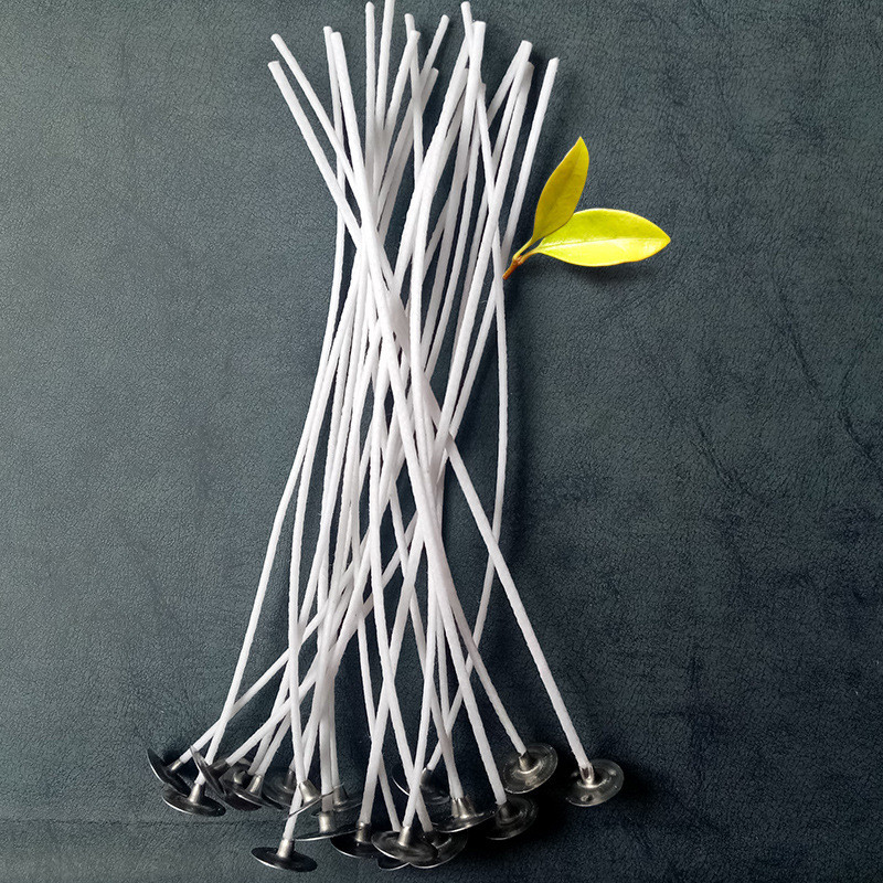 50 tk/kott Küünlatahti Paks DIY käsitsi valmistatud küünalde valmistamise tarvikud Materjal suitsuvaba lambi südamik paks vahatatud tahk jõulud