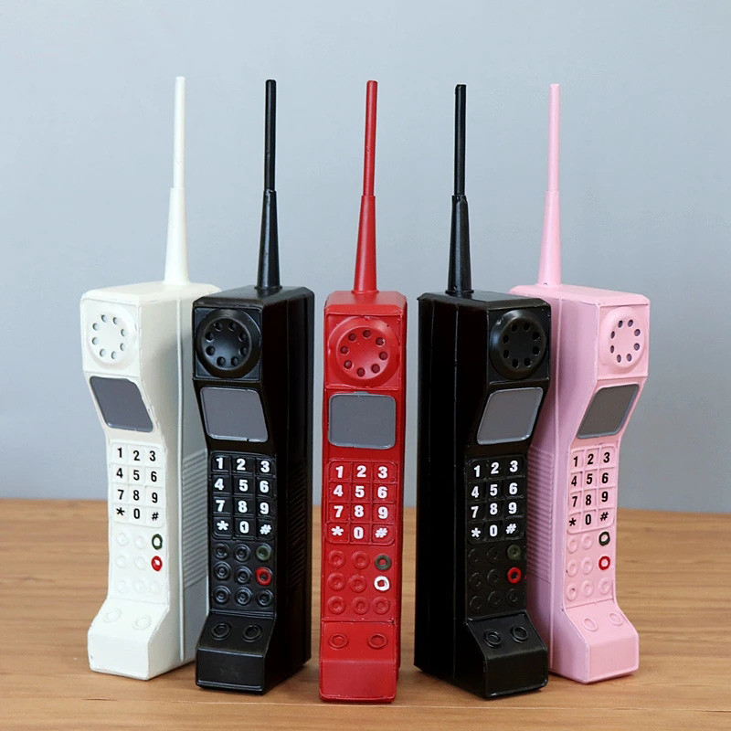 Baras Retro senovinis telefono modelis Namų apdaila Amatai Papuošalai Kavinės apdaila Retro staliniai kompiuteriai Rankiniai telefonai Amatai