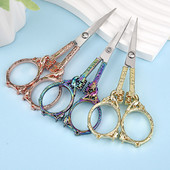 Roostevabast terasest õmbluskäärid Hiina vintage tikandid rätsepakäärid paberilõiked kanga akende kaunistamiseks isetegemise õmblustööriist