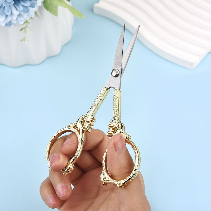 Roostevabast terasest õmbluskäärid Hiina vintage tikandid rätsepakäärid paberilõiked kanga akende kaunistamiseks isetegemise õmblustööriist