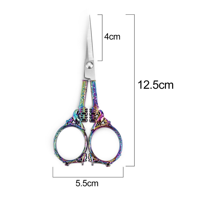 Roostevabast terasest õmbluskäärid Hiina vintage tikandid rätsepakäärid paberilõiked kanga akende kaunistamiseks isetegemise õmblustööriist