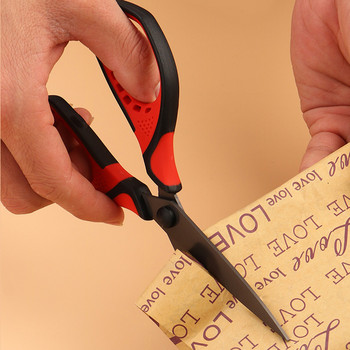 Шивашки ножици от неръждаема стомана за нож за хартия, ръкоделие, бродерия, канцеларски материали, противоплъзгаща се дръжка, ножица, шевни принадлежности
