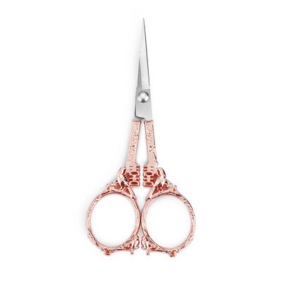 Foarfece de epocă din oțel inoxidabil Cusut pentru țesături Finisaj galvanizat Foarfece pentru urci din oțel inoxidabil/aliaj de zinc