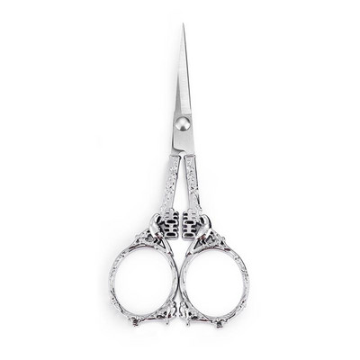 Foarfece de epocă din oțel inoxidabil Cusut pentru țesături Finisaj galvanizat Foarfece pentru urci din oțel inoxidabil/aliaj de zinc