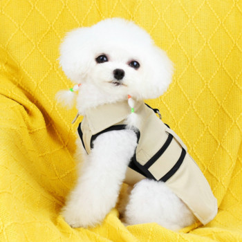Ρούχα για κατοικίδια Καλοκαιρινή άνοιξη χαριτωμένη φούστα σχεδιαστή Μικρό σκυλί Μόδα λουρί για κουτάβι μαλακό γιλέκο για γάτα Γλυκό φόρεμα Poodle Chihuahua Yorkie
