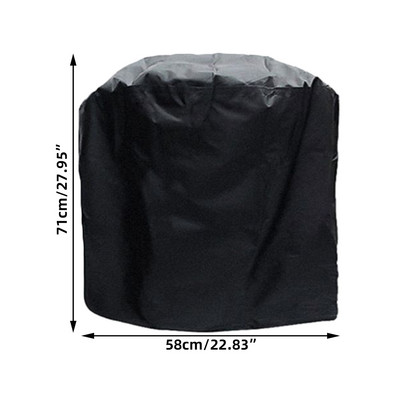 BBQ grila pārsegs ūdensizturīgs pretputekļu Weber āra grila pārsegs Lieljaudas Charbroil grila pārsegs 8 izmēru bārbekjū piederumi